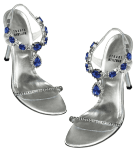 Escarpins Stuart Weitzman à Talons Cristal Scintillant - Taille 9.5 US - Neuf Avec Boîte
